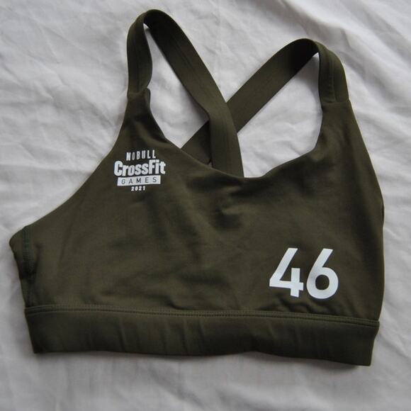 NOBULL CrossFit Games 2021 Sports Bra Small Green - Picture 1 of 6